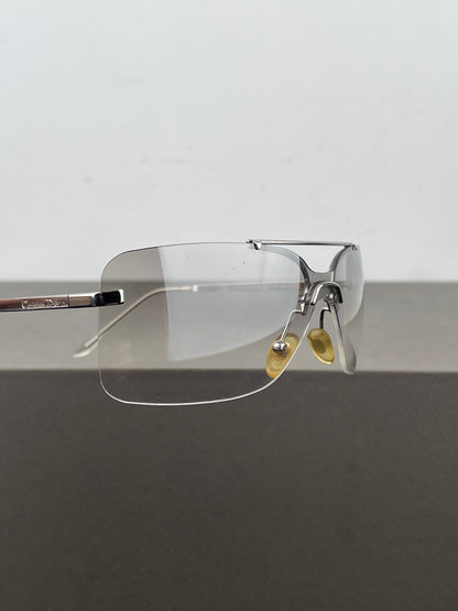 Dior by Galliano 2000s ‘Mini Motard’ Wrap Mask Shield Sunglasses