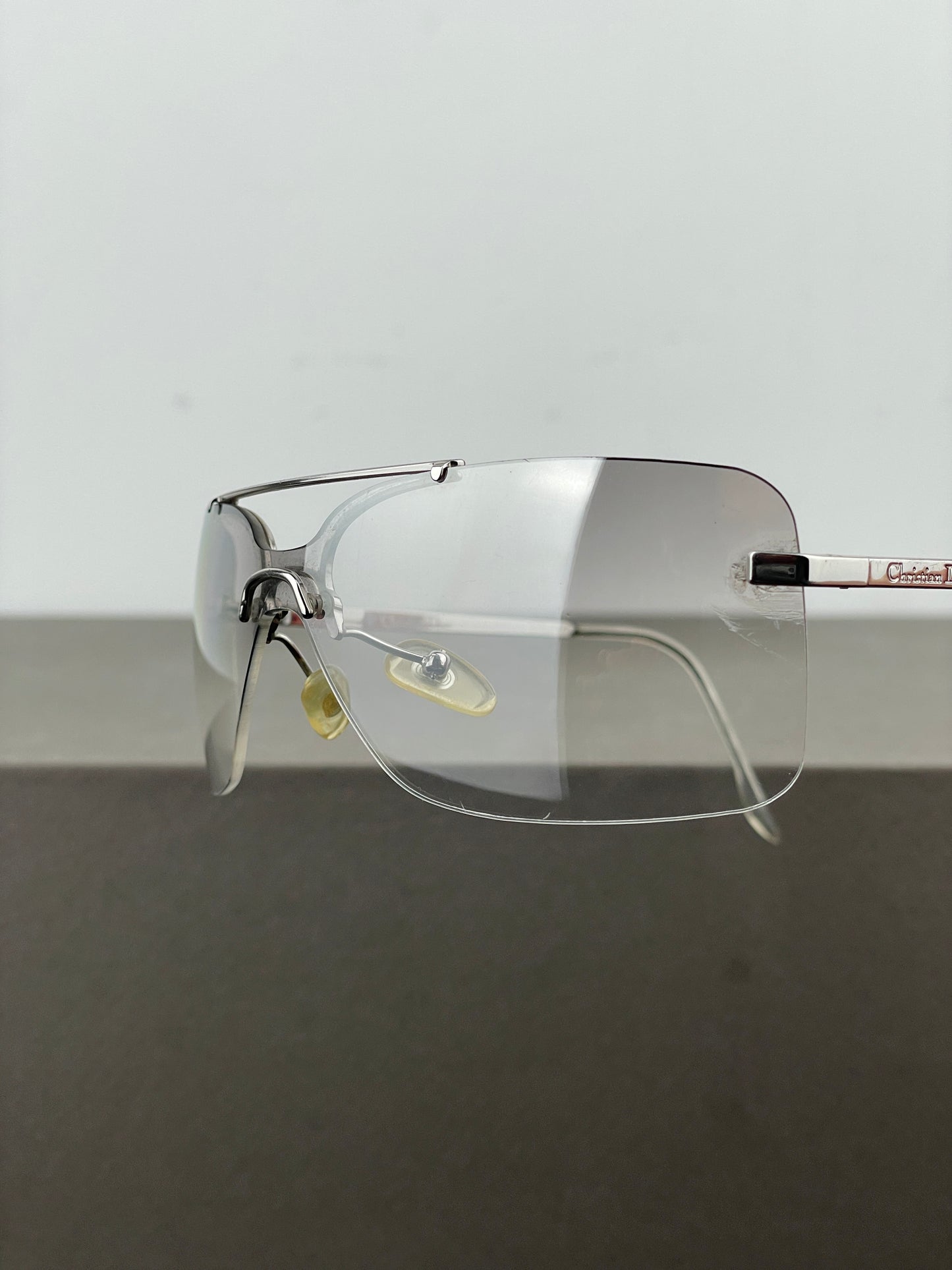 Dior by Galliano 2000s ‘Mini Motard’ Wrap Mask Shield Sunglasses