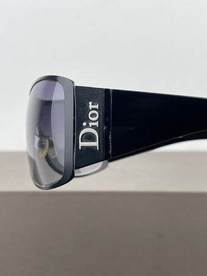 Dior by Galliano 2000s ‘Subdior 2’ Wrap Mask Shield Sunglasses