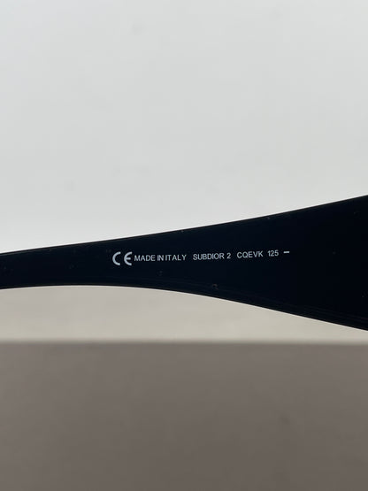 Dior by Galliano 2000s ‘Subdior 2’ Wrap Mask Shield Sunglasses