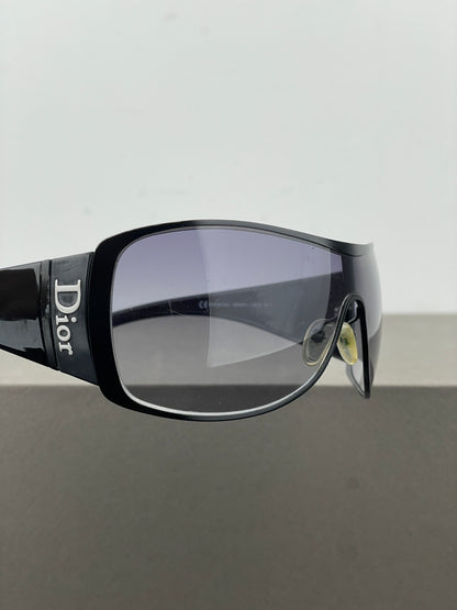 Dior by Galliano 2000s ‘Subdior 2’ Wrap Mask Shield Sunglasses