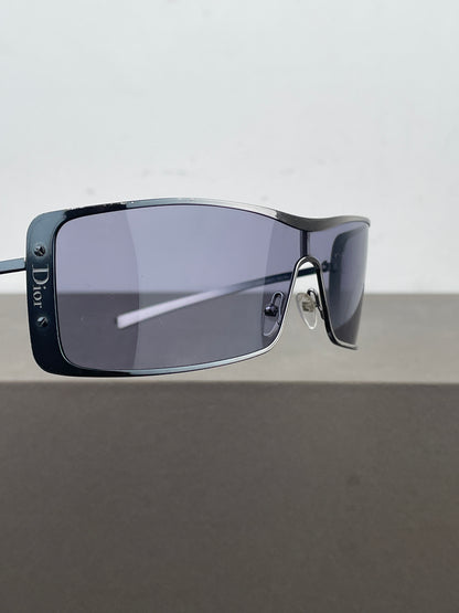 Dior by Galliano 2000s ‘Ragga 2’ Shield Mask Wrap Sunglasses