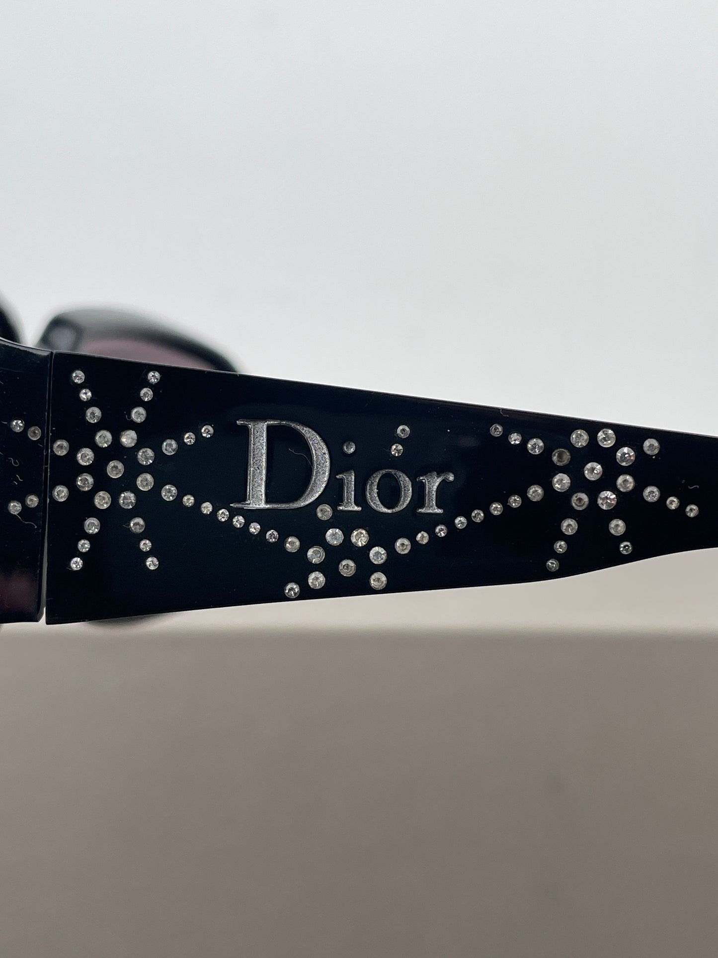 Dior by Galliano 2000s ‘Spidior 1’ Swarovski Rhinestone Sunglasses