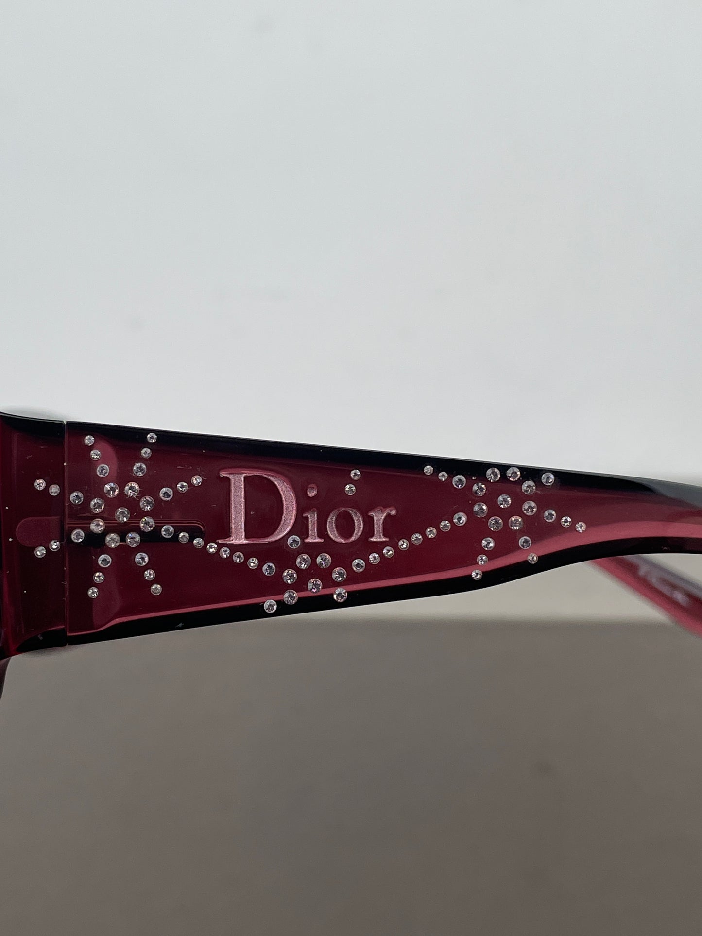 Dior by Galliano 2000s ‘Spidior 1’ Swarovski Rhinestone Sunglasses