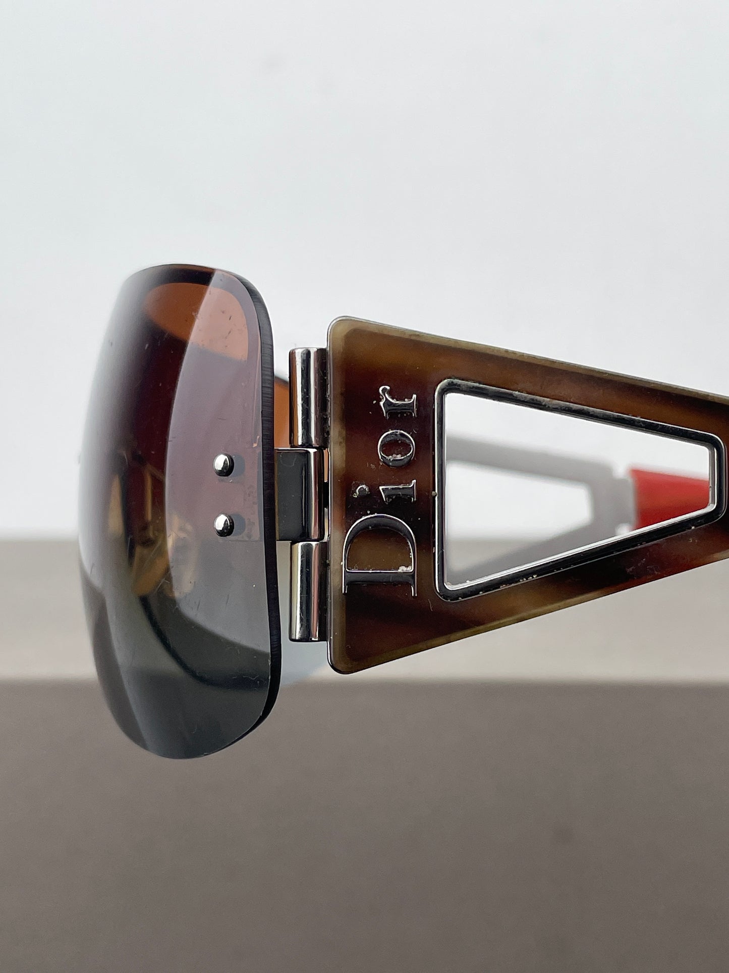 Dior by Galliano 2000s ‘Escrime 1’ Wrap Mask Shield Sunglasses