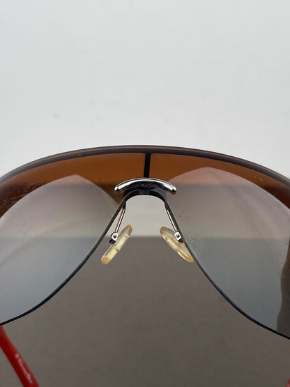 Dior by Galliano 2000s ‘Escrime 1’ Wrap Mask Shield Sunglasses