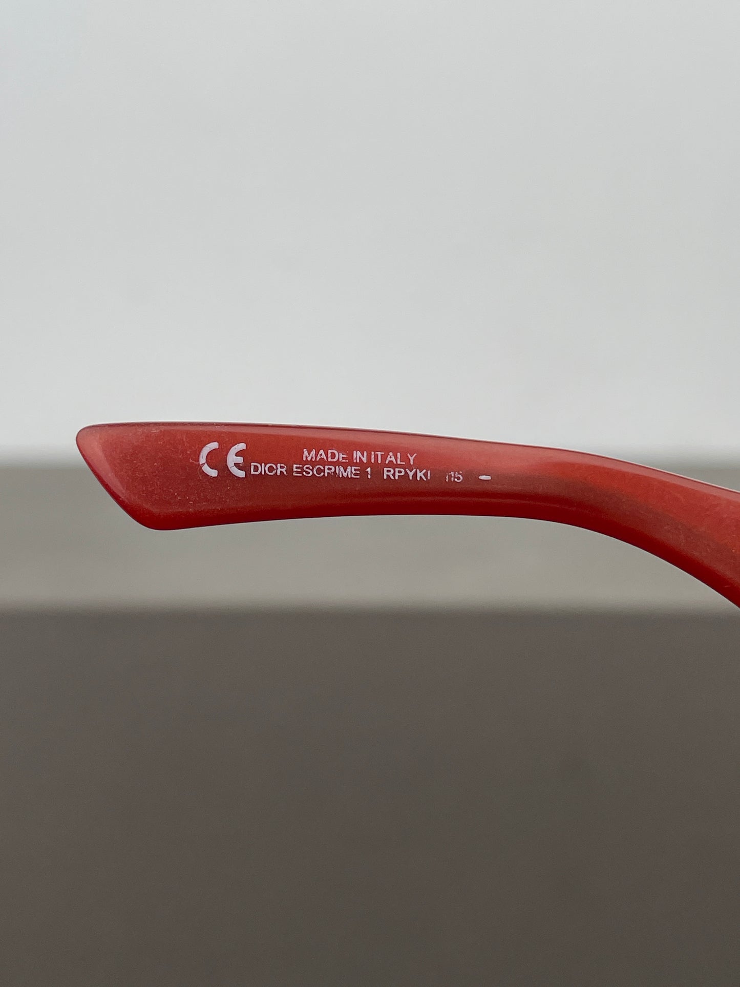 Dior by Galliano 2000s ‘Escrime 1’ Wrap Mask Shield Sunglasses