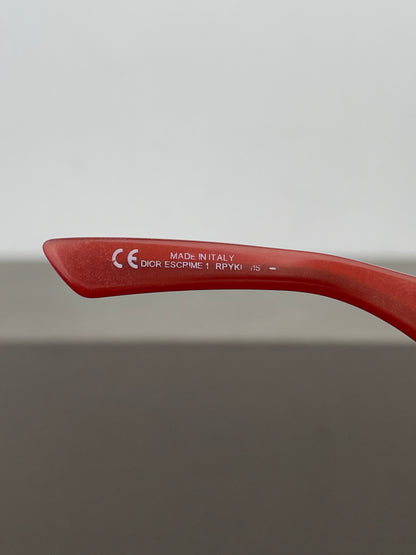 Dior by Galliano 2000s ‘Escrime 1’ Wrap Mask Shield Sunglasses