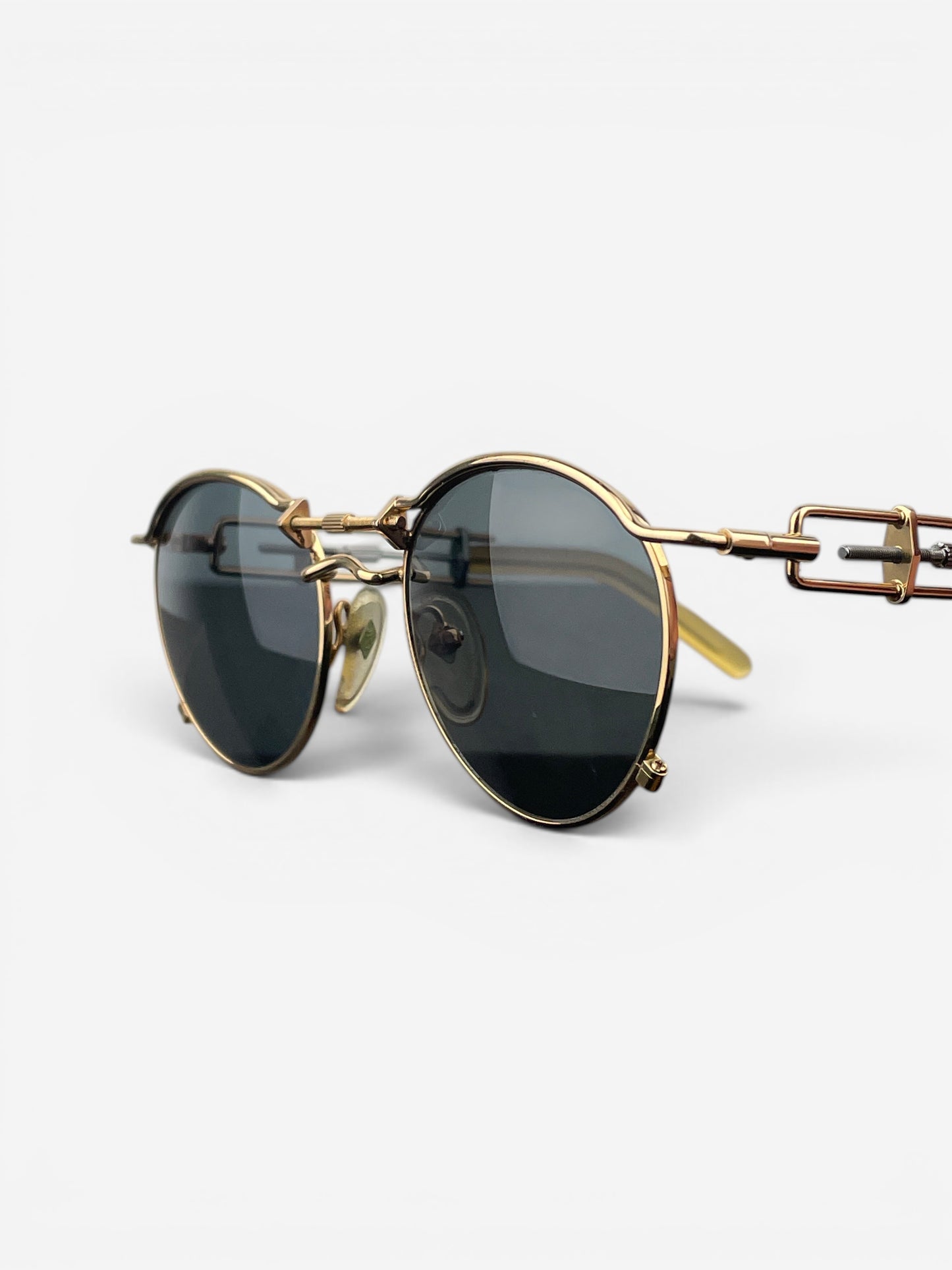 Jean Paul Gaultier 1990s 56-0174 ‘Tupac’ Screw Sunglasses – photo 9