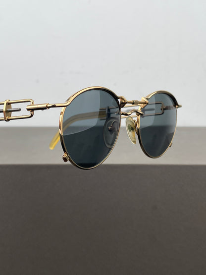 Jean Paul Gaultier 1990s 56-0174 ‘Tupac’ Screw Sunglasses