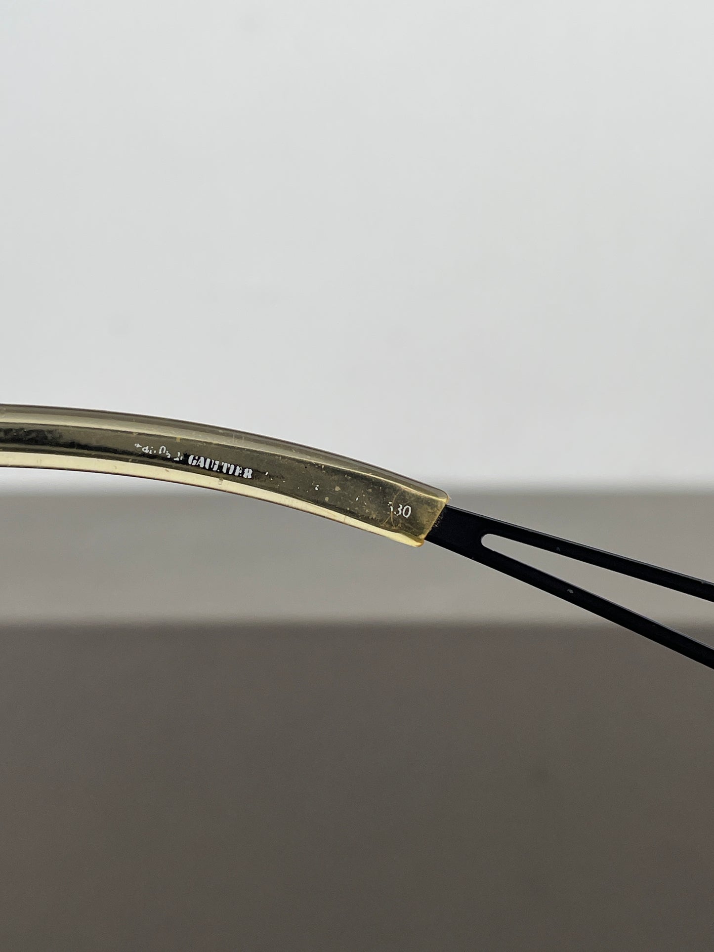 Jean Paul Gaultier 1990s SJP 006 Aviator Wrap Mask Shield Sunglasses