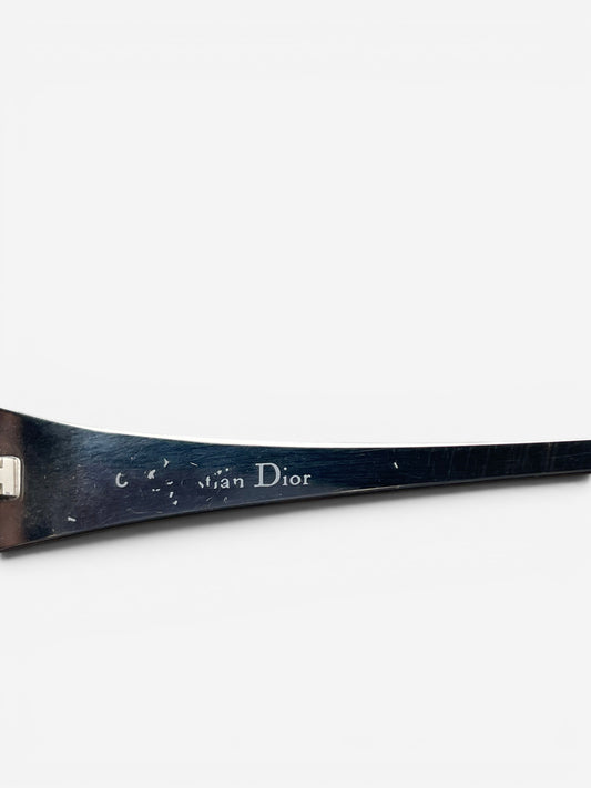 Dior by Galliano SS00 ‘Futura’ Rimless Pilot Wrap Mask Shield Sunglasses – photo 9