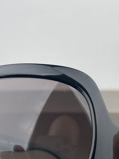 Prada AW11 Oversized ‘Illusion’ Wrap Mask Shield Sunglasses