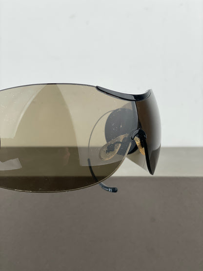 Dior by Galliano 2000s ‘Sport 2’ Wrap Mask Shield Sunglasses