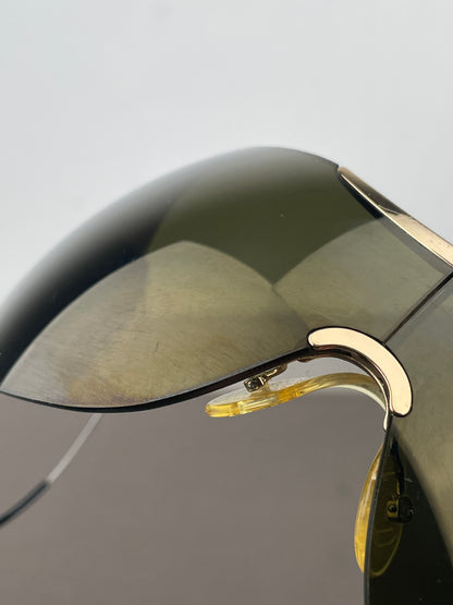 Dior by Galliano 2000s ‘Sport 2’ Wrap Mask Shield Sunglasses