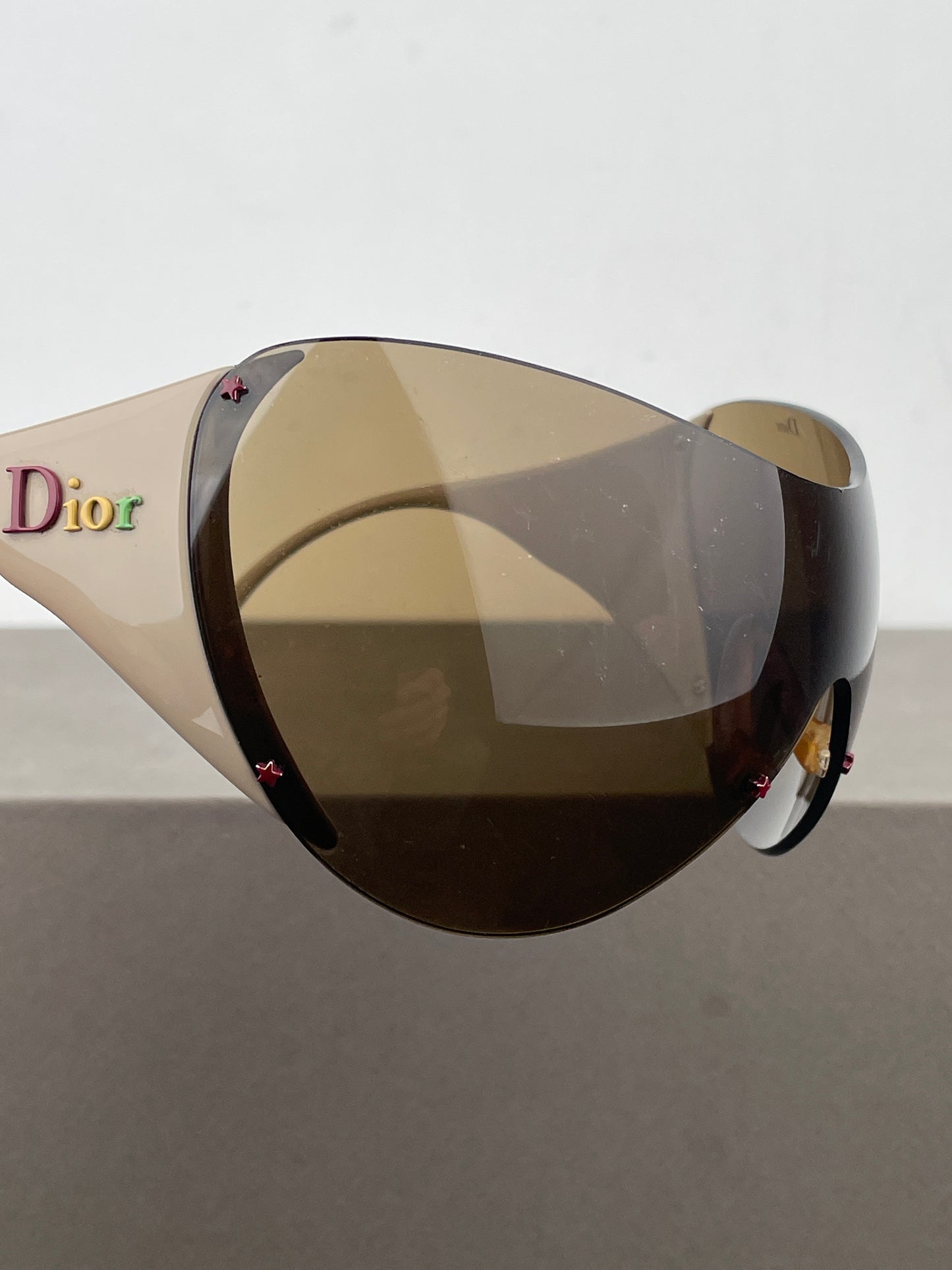 Dior by Galliano AW04 ‘Ski 1’ Rasta Wrap Mask Shield Sunglasses
