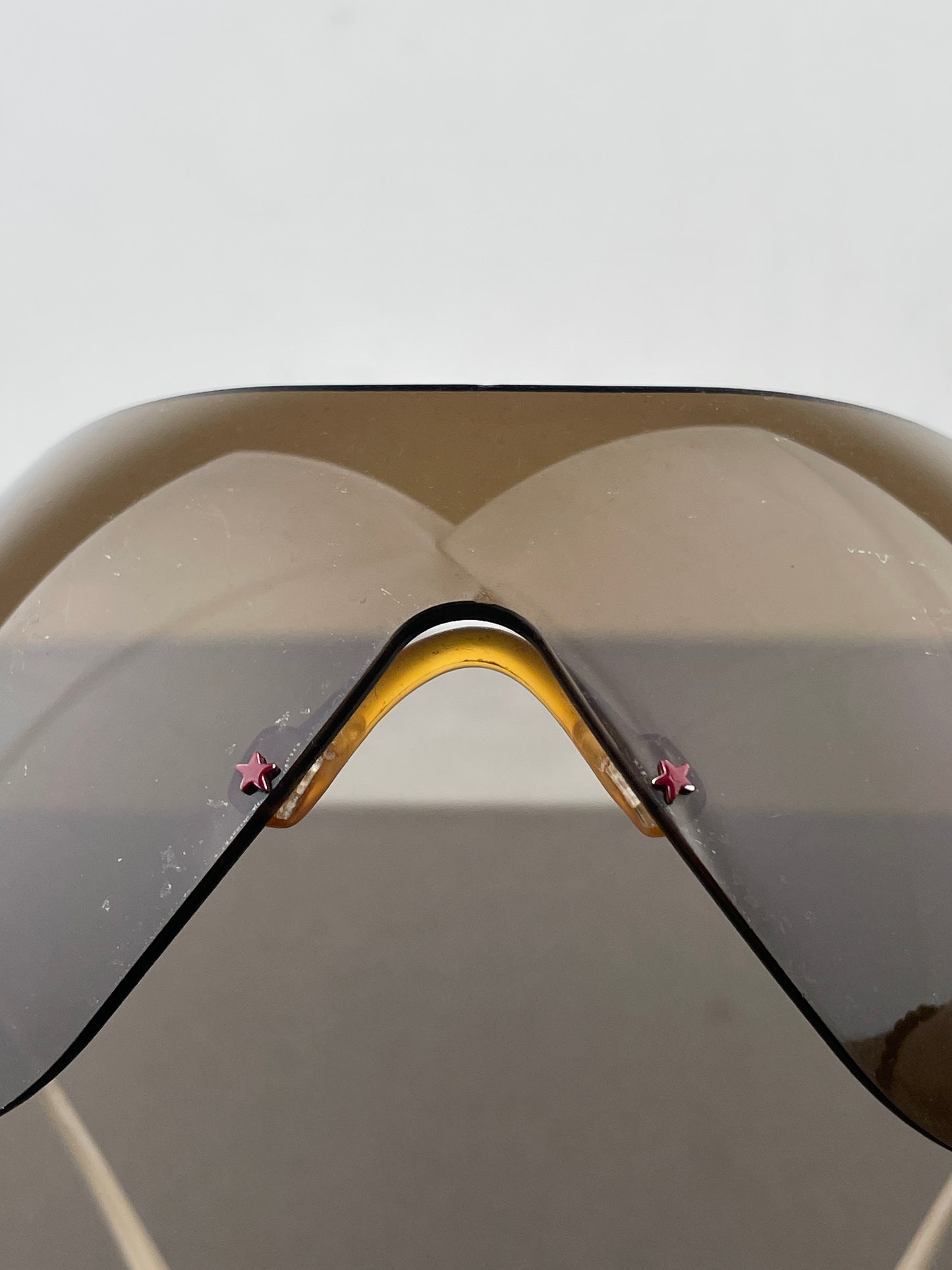 Dior by Galliano AW04 ‘Ski 1’ Rasta Wrap Mask Shield Sunglasses