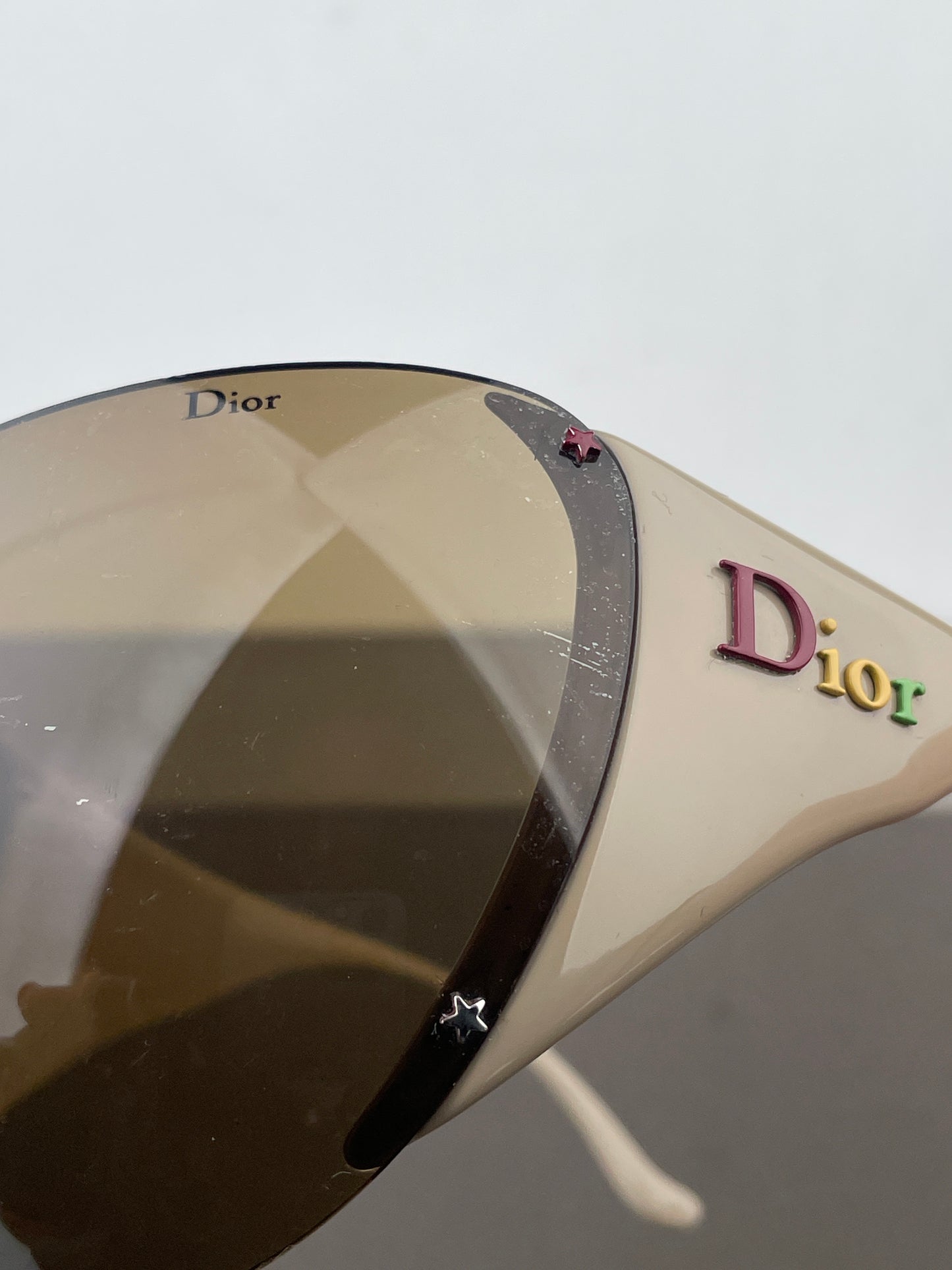 Dior by Galliano AW04 ‘Ski 1’ Rasta Wrap Mask Shield Sunglasses