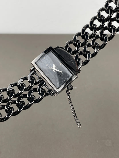 Jean Paul Gaultier 1990s Cuban Bracelet Watch