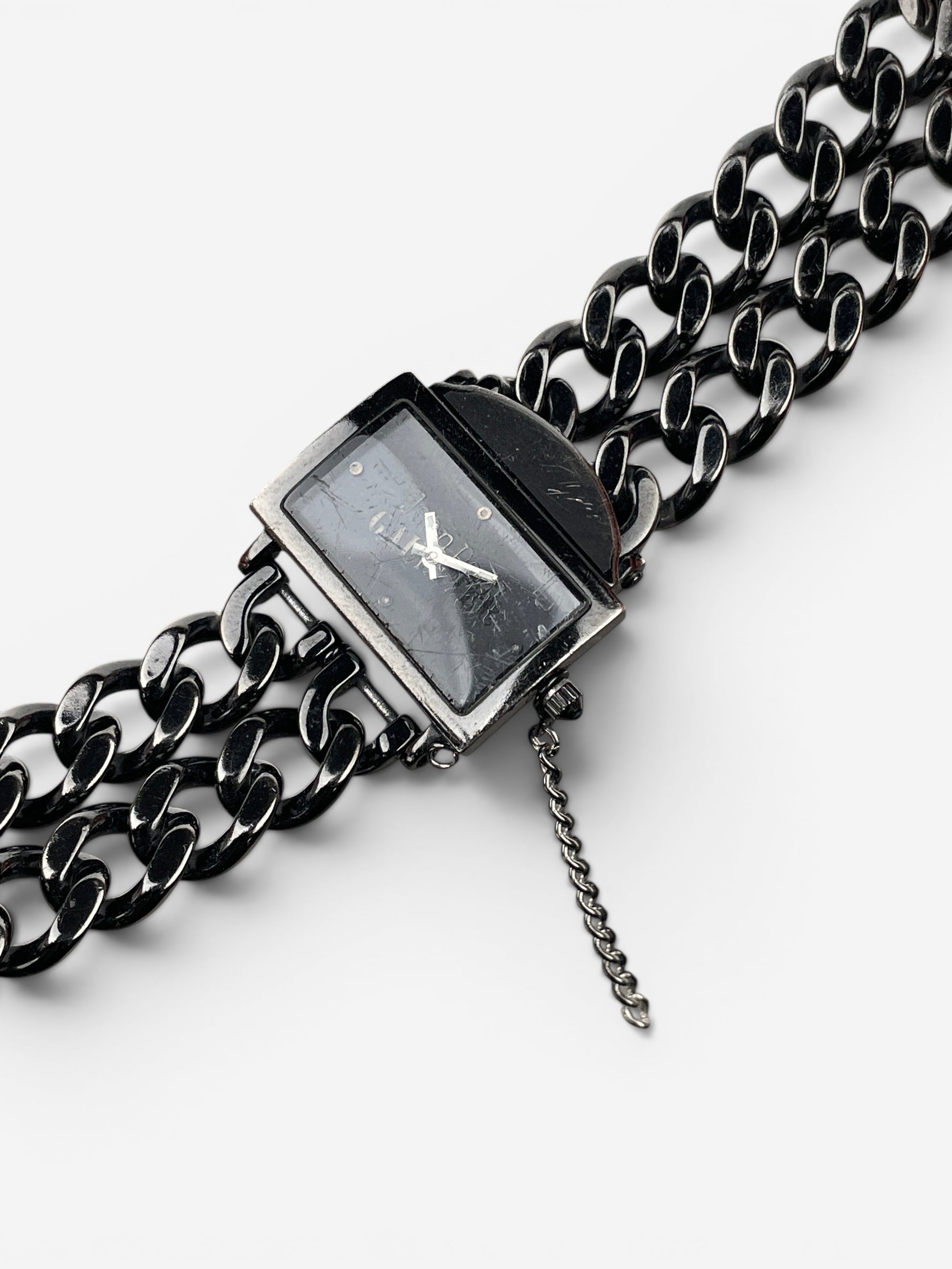 Jean Paul Gaultier 1990s Cuban Bracelet Watch – photo 4