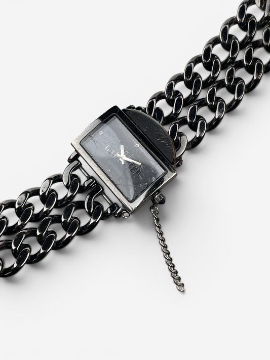 Jean Paul Gaultier 1990s Cuban Bracelet Watch – photo 4
