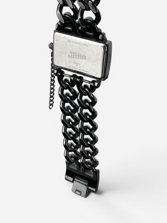 Jean Paul Gaultier 1990s Cuban Bracelet Watch – photo 5