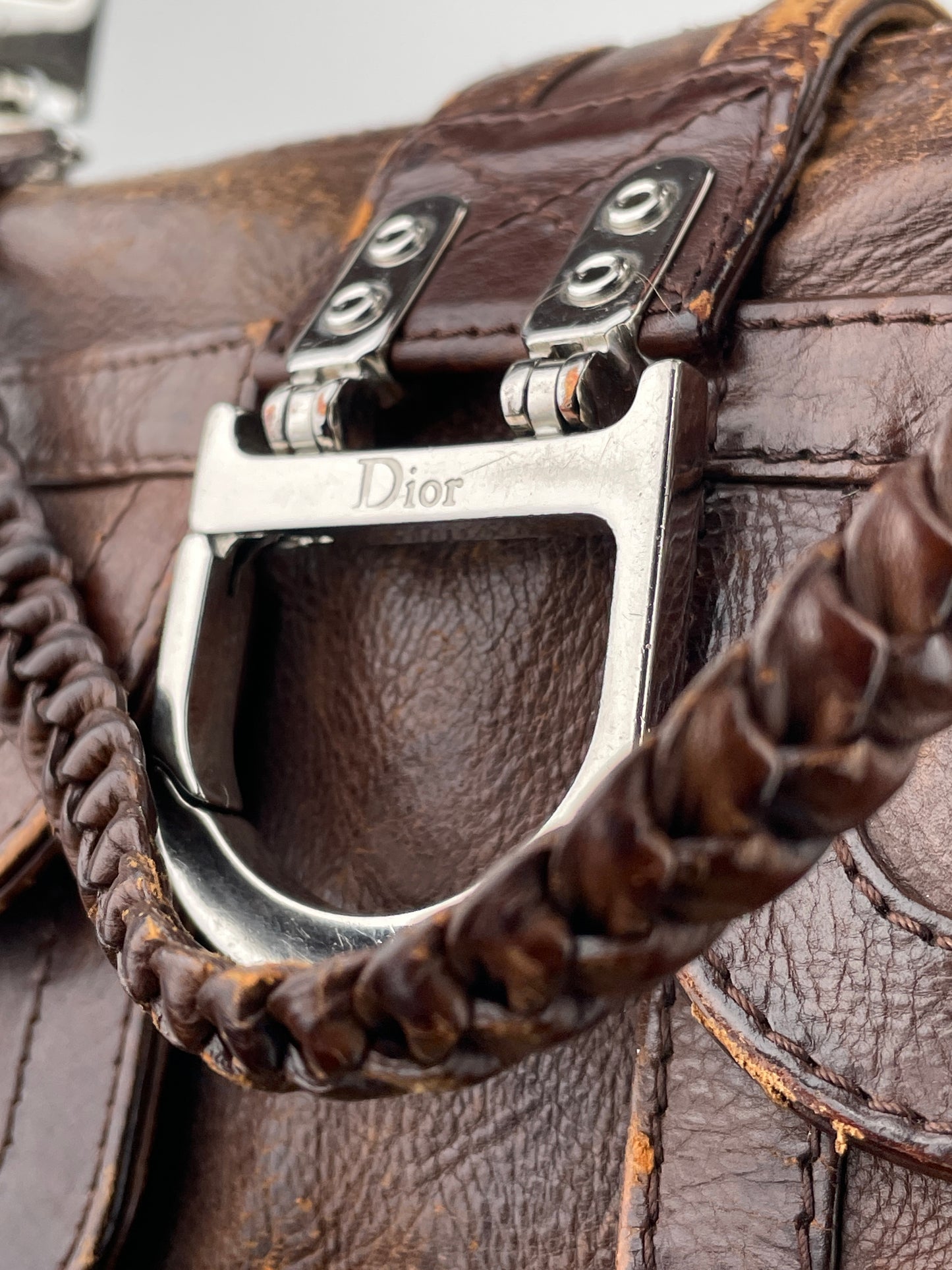 Dior by Galliano 2000s ‘Flight’ Cargo Shoulder Bag