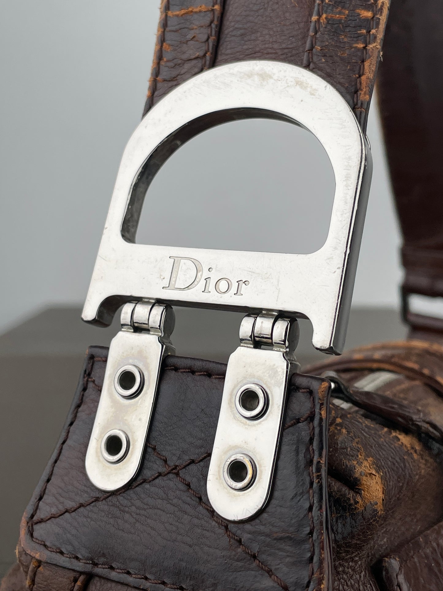 Dior by Galliano 2000s ‘Flight’ Cargo Shoulder Bag