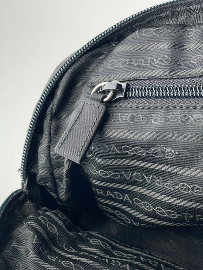 Prada 2000s Tessuto Mini Boston Shoulder Bag