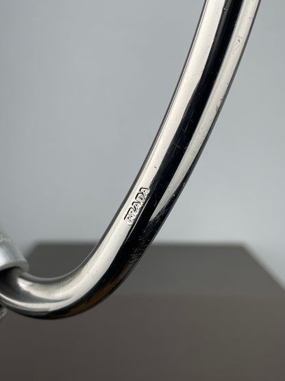 Prada SS03 Metal Handle ‘Vernice Swing’ Shoulder Bag