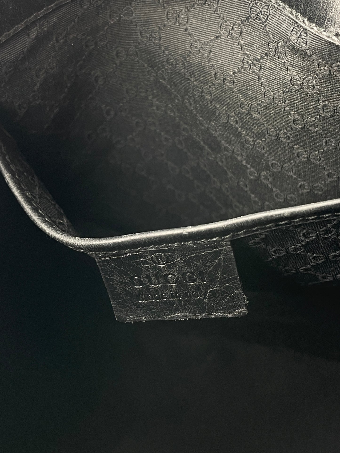 Gucci by Tom Ford 1990s Topstitch Leather Hobo Shoulder Bag