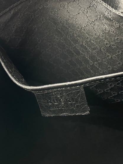 Gucci by Tom Ford 1990s Topstitch Leather Hobo Shoulder Bag