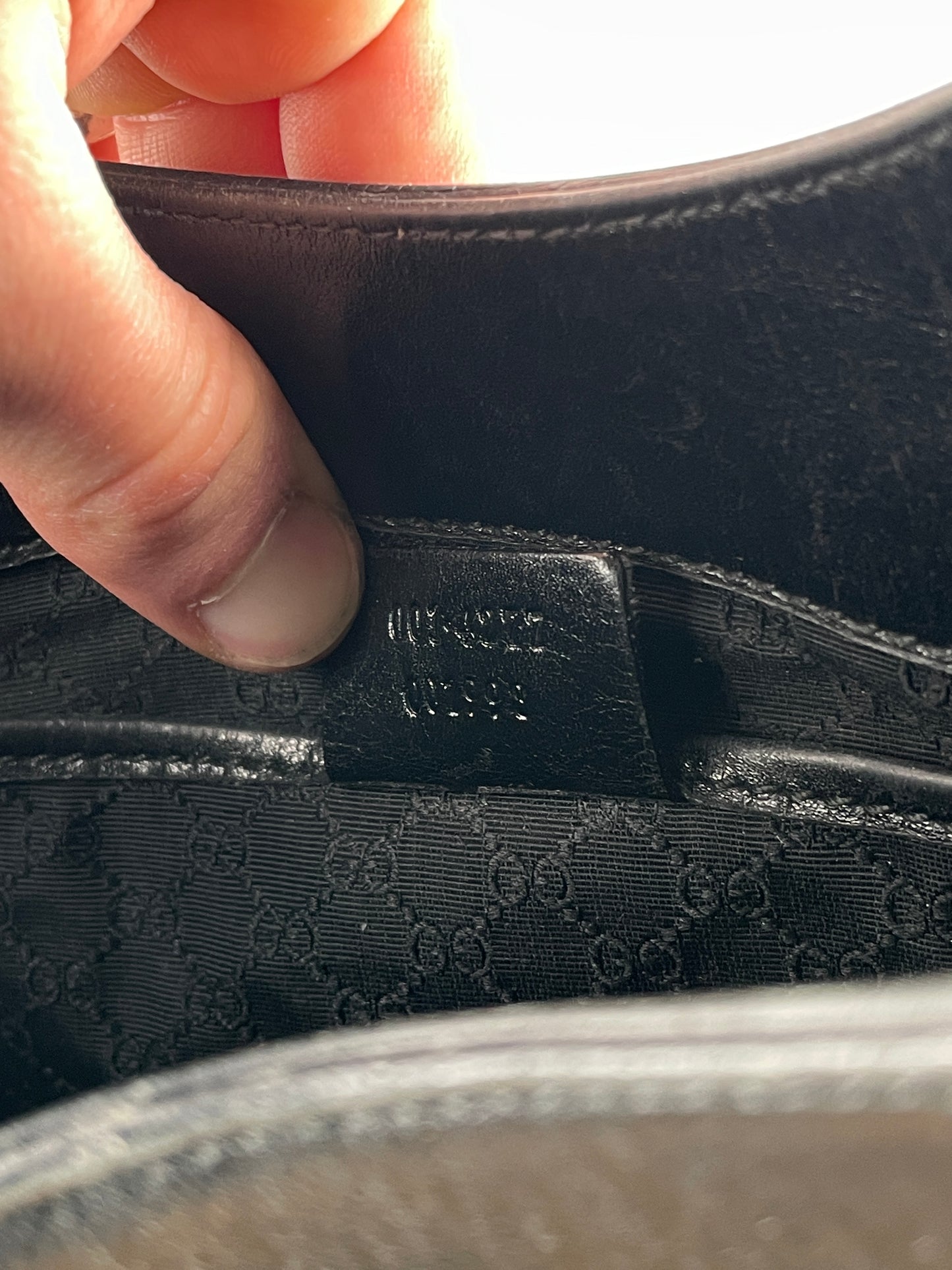 Gucci by Tom Ford 1990s Topstitch Leather Hobo Shoulder Bag