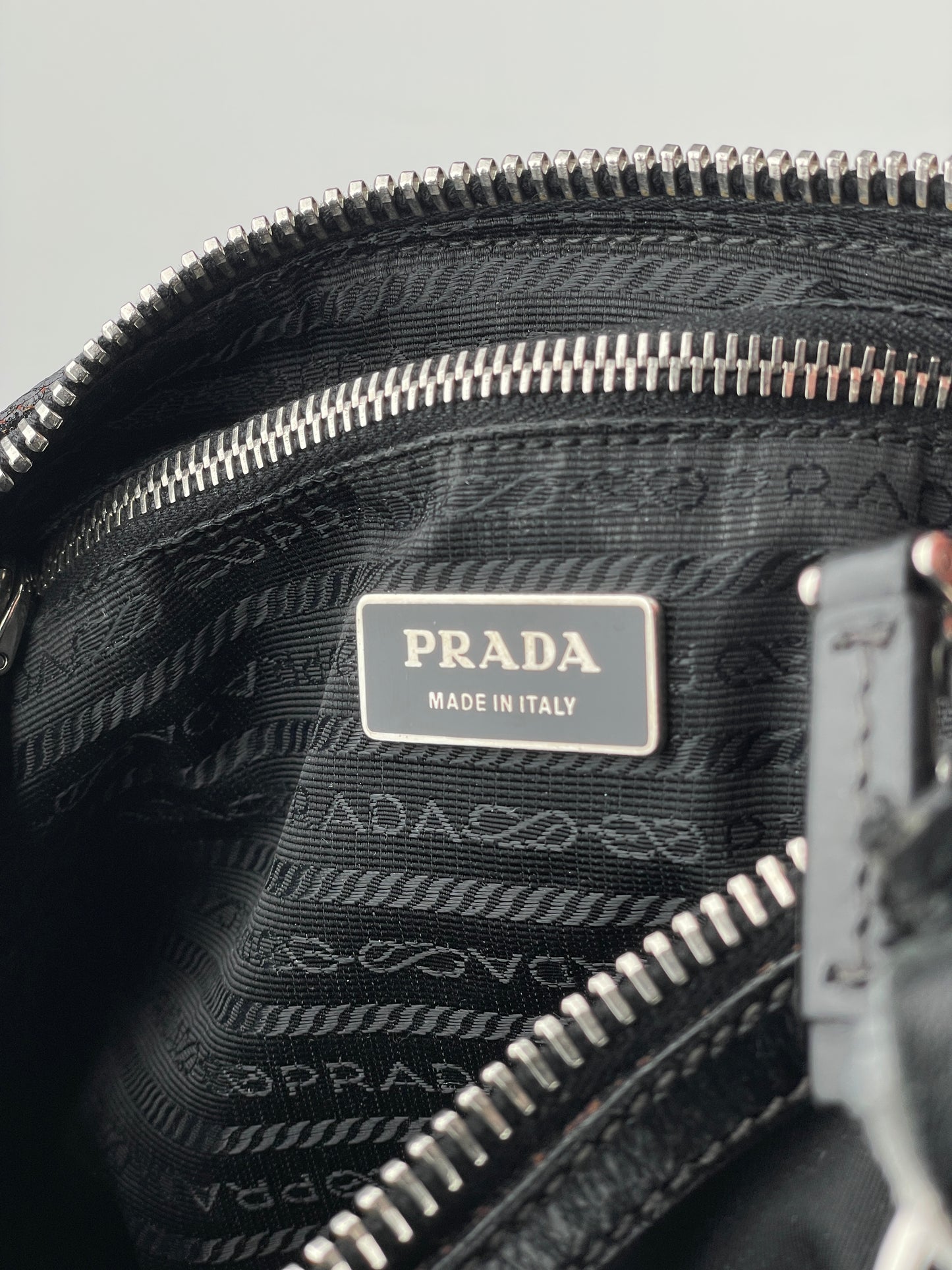 Prada 2000s Tessuto Hybrid Hobo Shoulder Bag