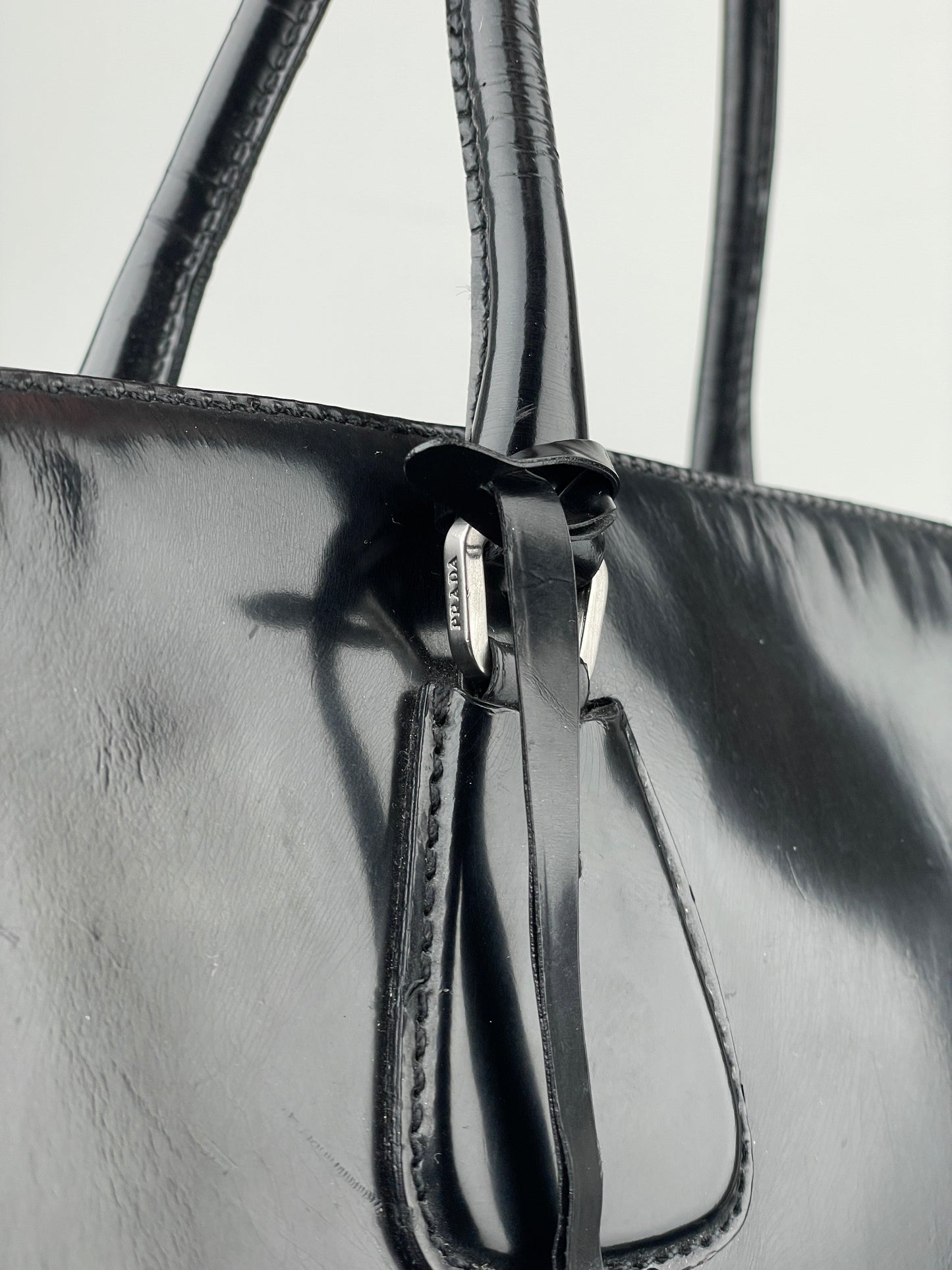 Prada 2000s Bauletto Bowling Shoulder Bag