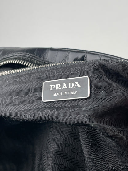 Prada 2000s Bauletto Bowling Shoulder Bag