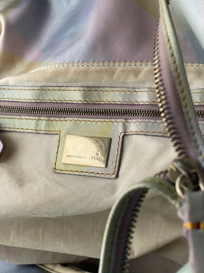 Fendi 2000s Iridescent Ombre Zucca Monogram‚Chef‘ Handbag