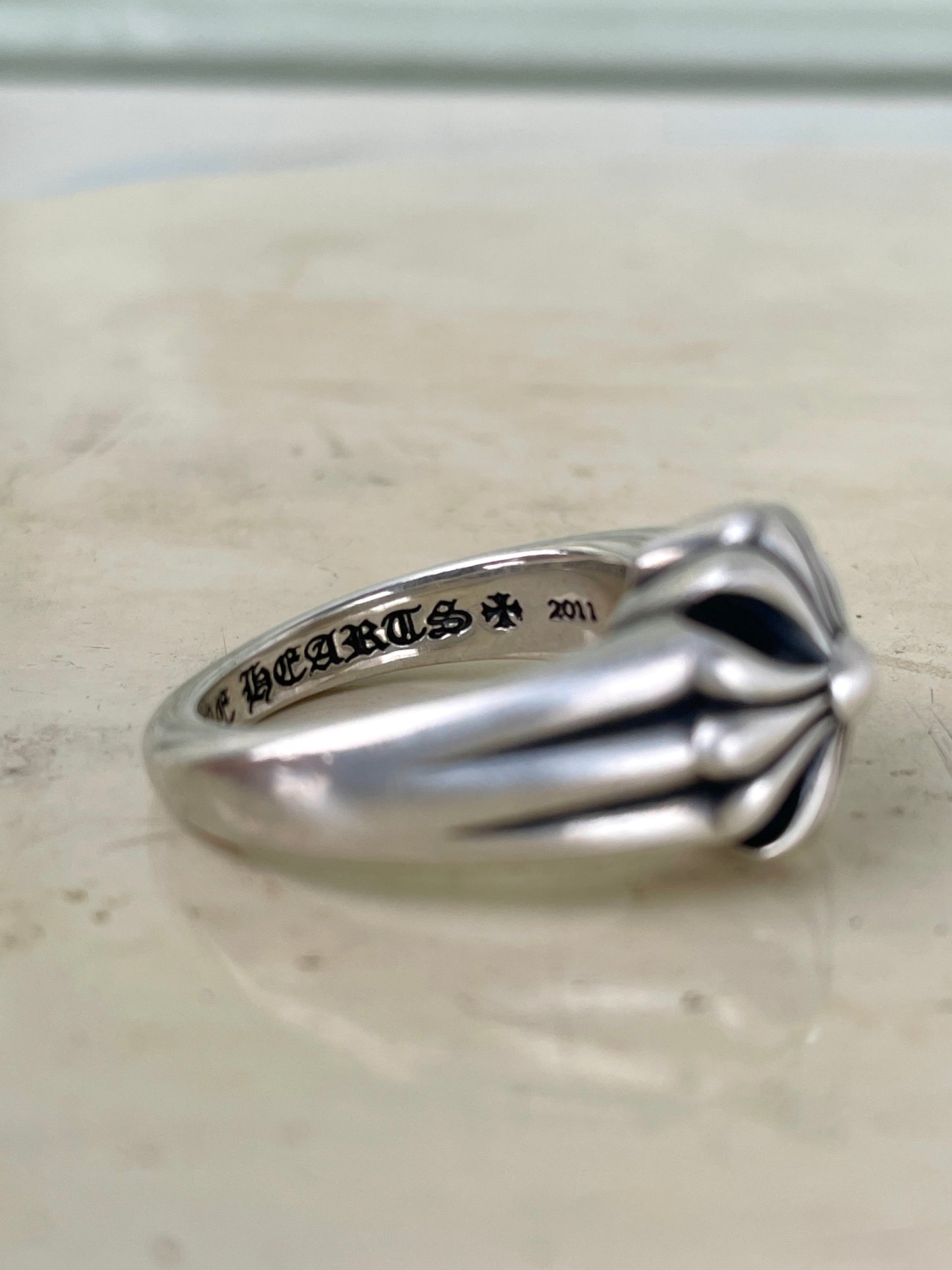 Chrome Hearts Cutout CH Plus Ring