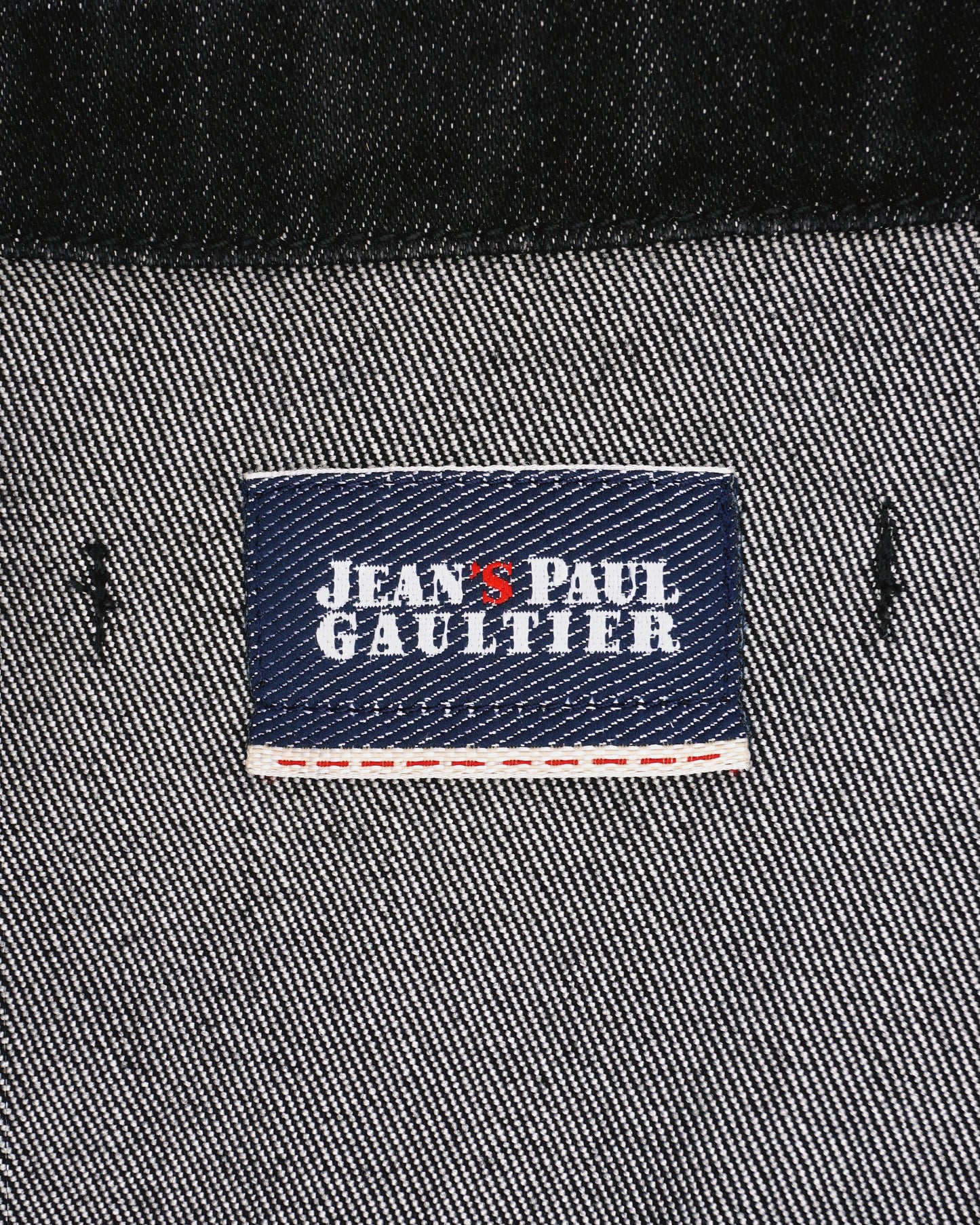 Jean Paul Gaultier 2000s Lace Bondage Denim Trucker Jacket