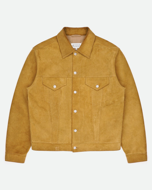 Maison Margiela SS20 Suede Trucker Jacket