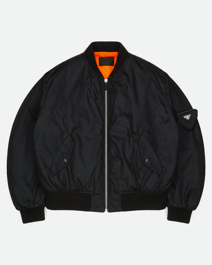 Prada AW21 RE-NYLON Oversized MA-1 Bomber Jacket