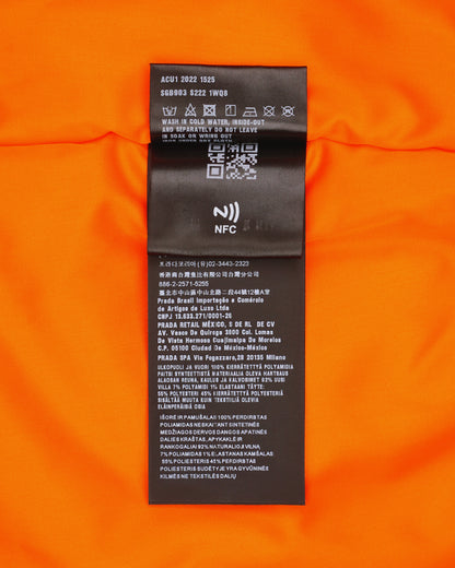 Prada AW21 RE-NYLON Oversized MA-1 Bomber Jacket