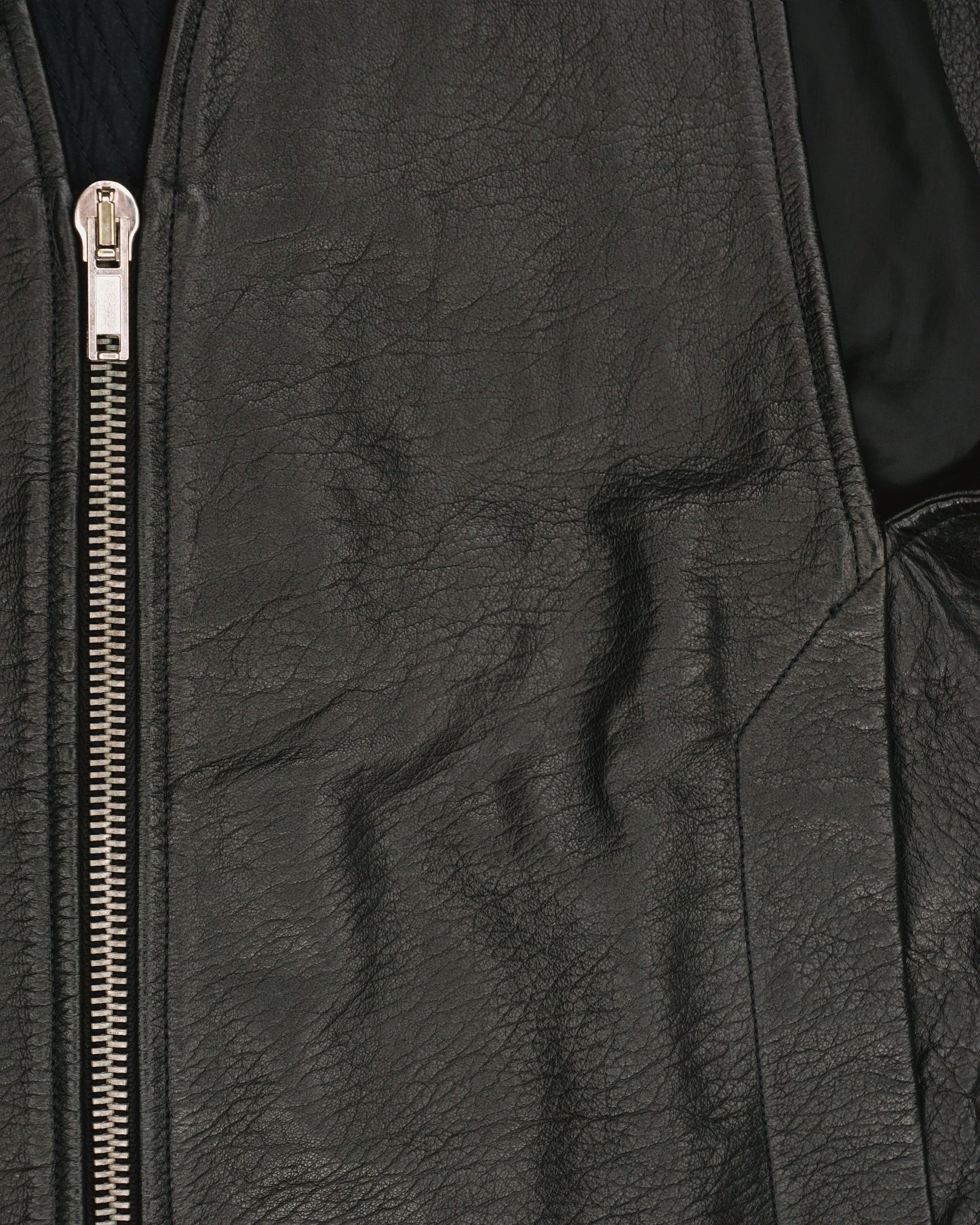 Rick Owens SS10 RELEASE Flying V Turbo Leather Vest