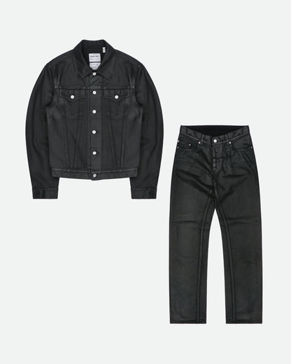 Helmut Lang Jeans SS99 Coated Denim Jeans