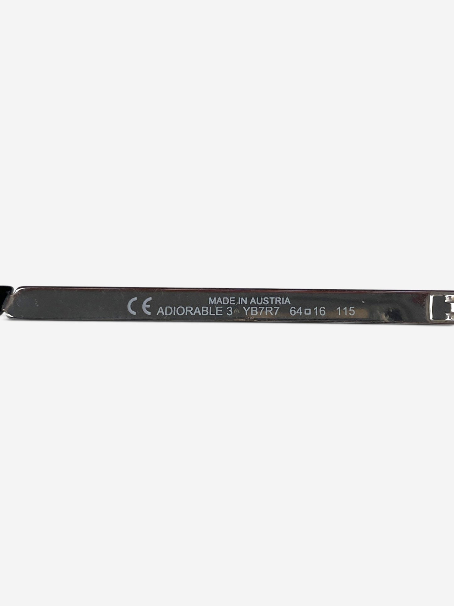 model number engraving detail