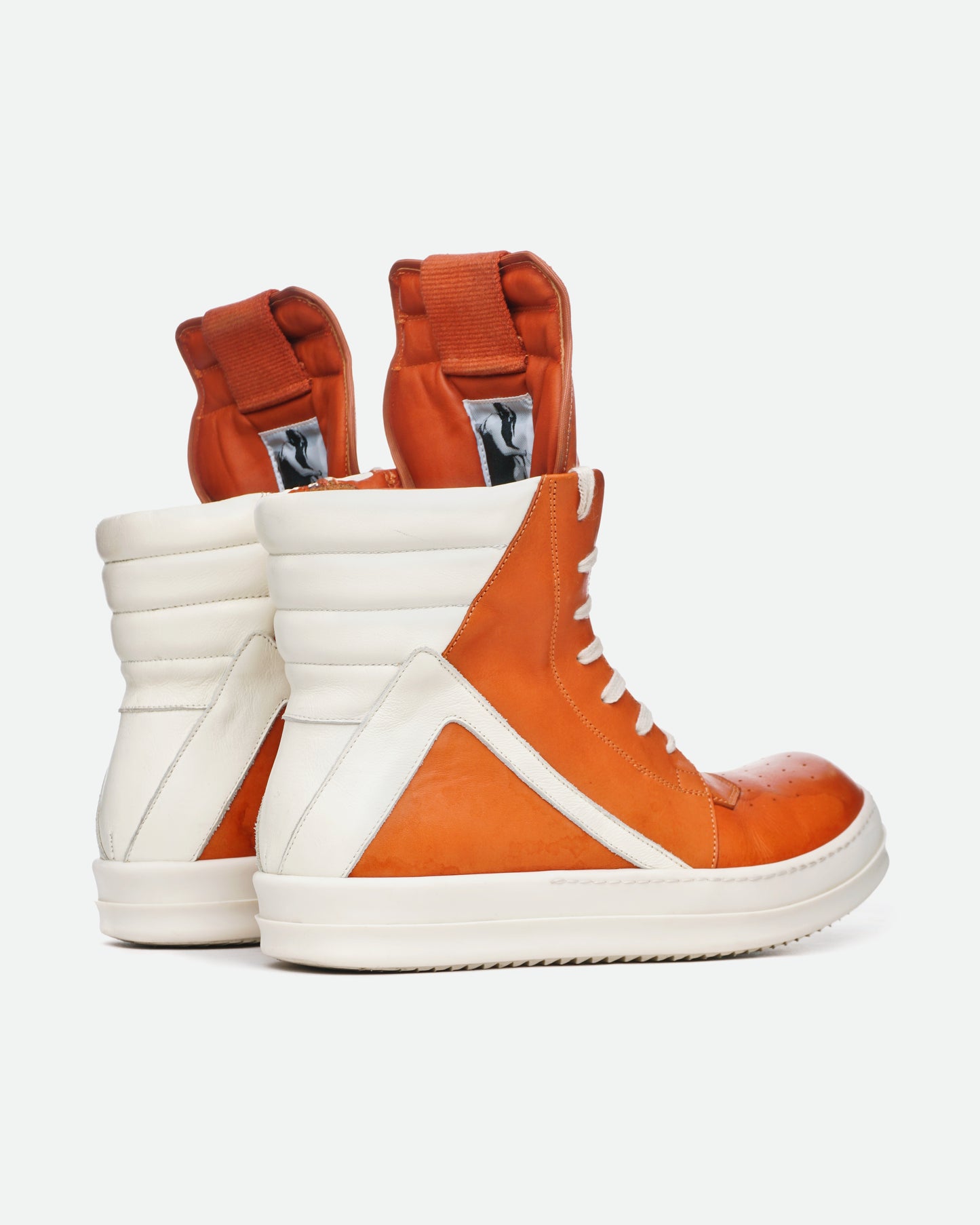 Rick Owens SS16 "Cyclops" Papaya/Milk Geobasket