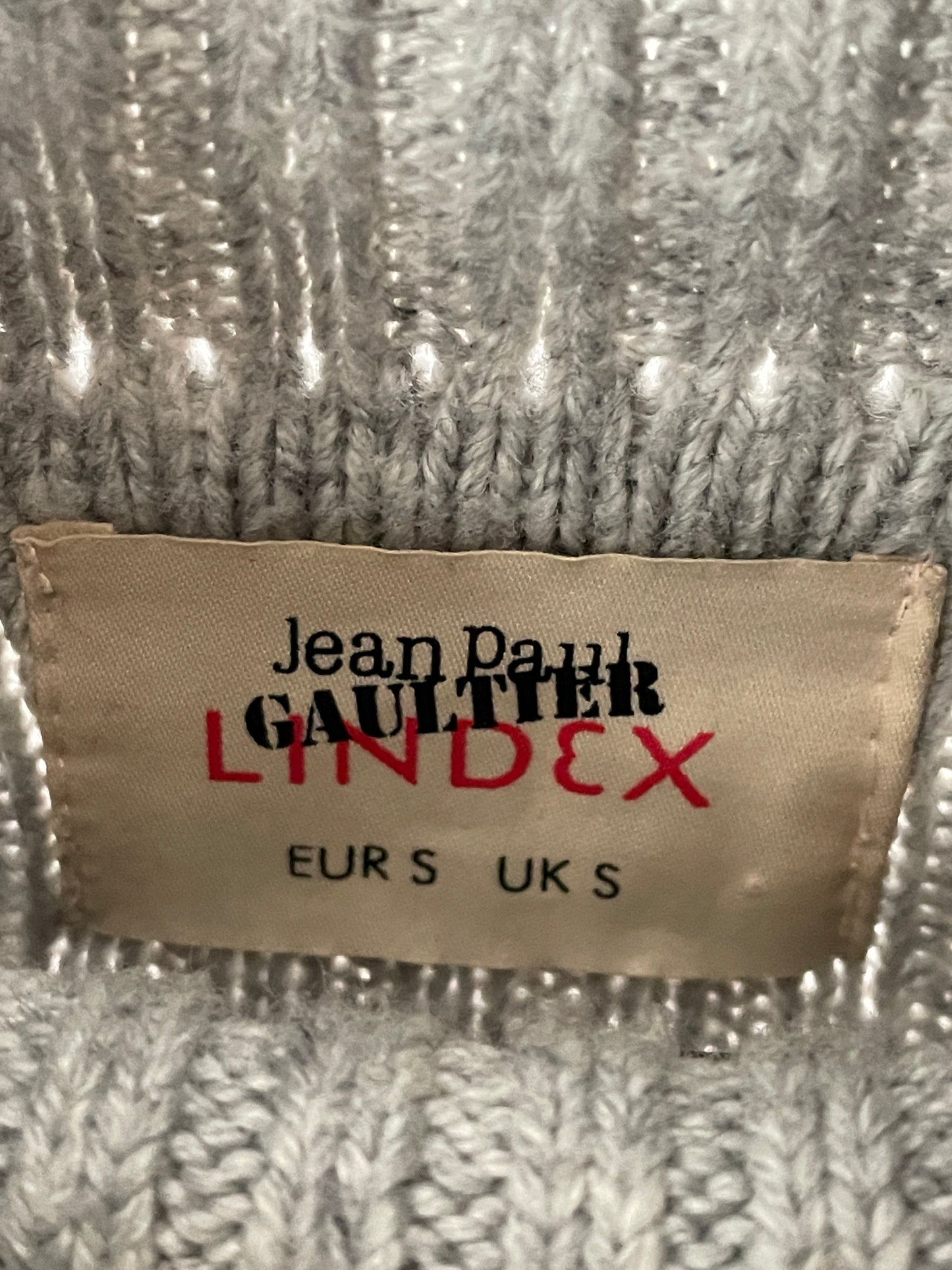 Jean Paul Gaultier Zip Knit Turtleneck Sweater